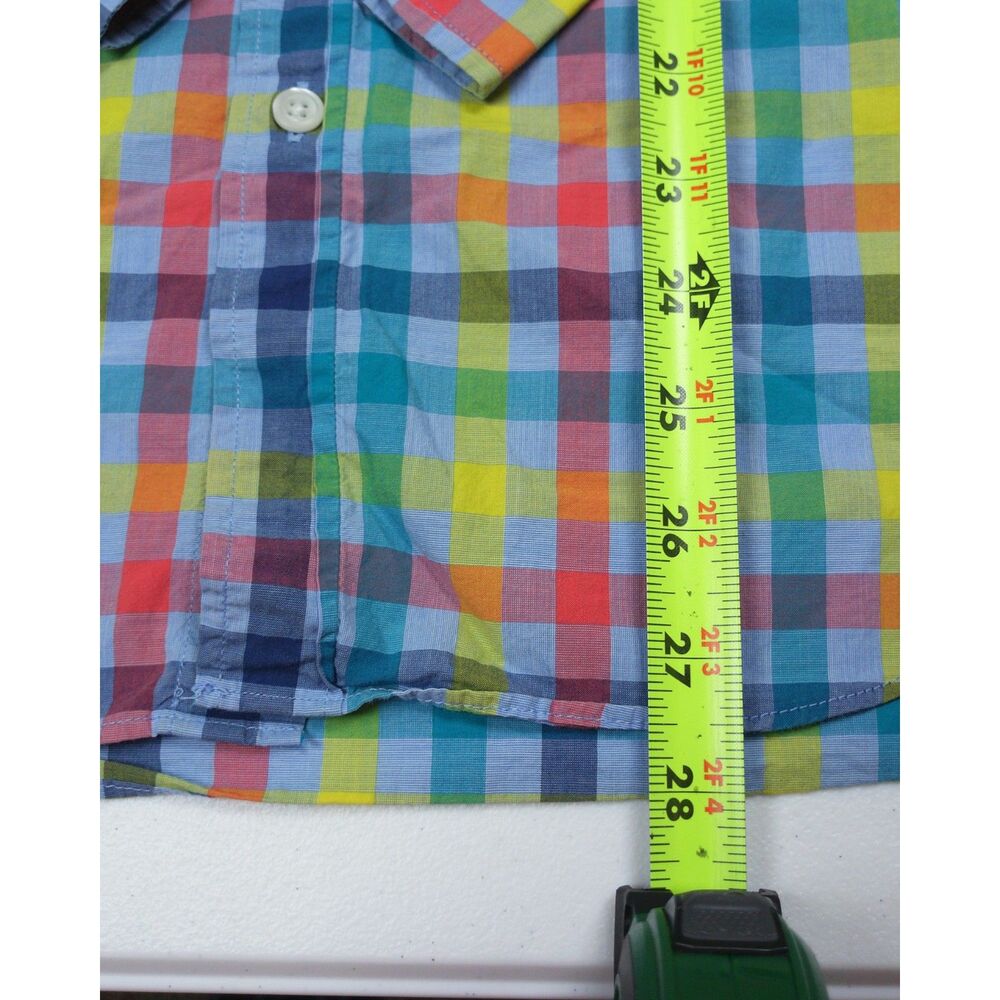 Bonobos Mens S Slim Fit Summer Weight Poplin Plaid Button Down Shirt Multicolor - Picture 8 of 10